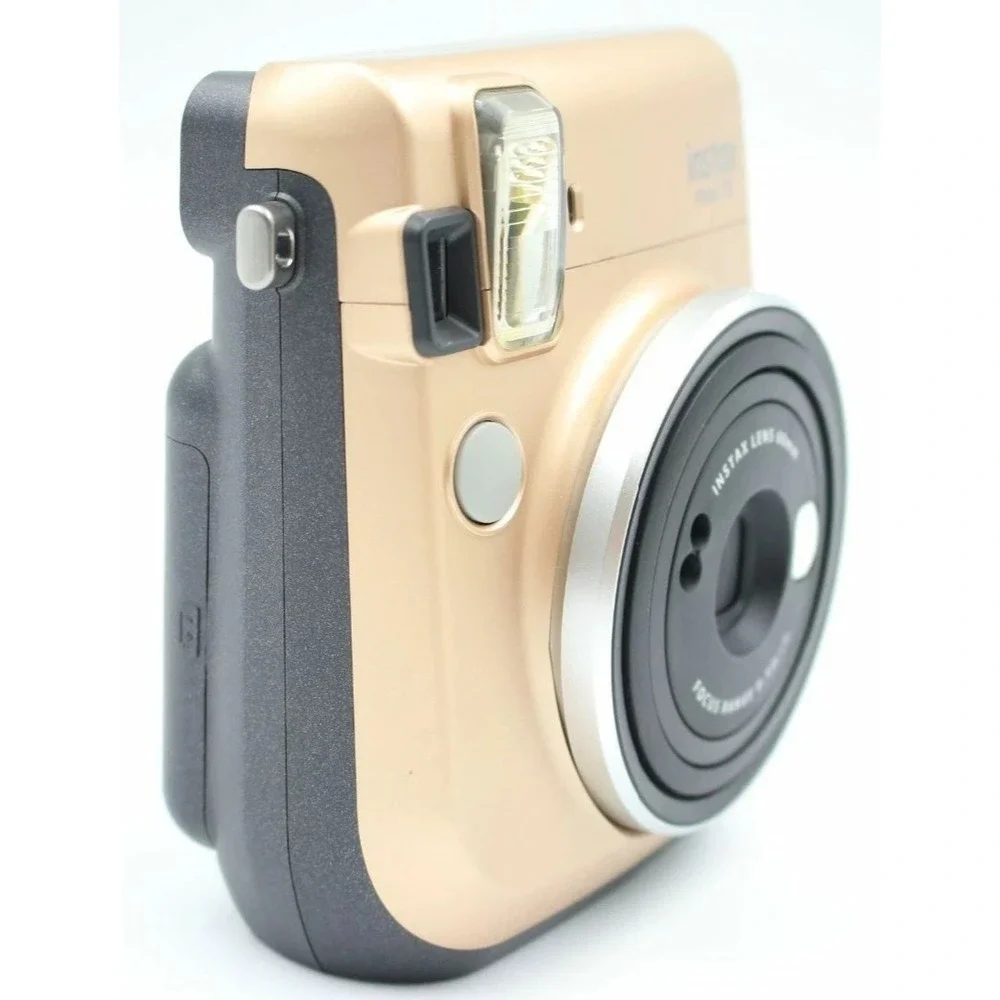 Fujifilm Gold Instax Mini 70 Instant Camera, Pouch & 5 Box Film, pre-owned JAPAN